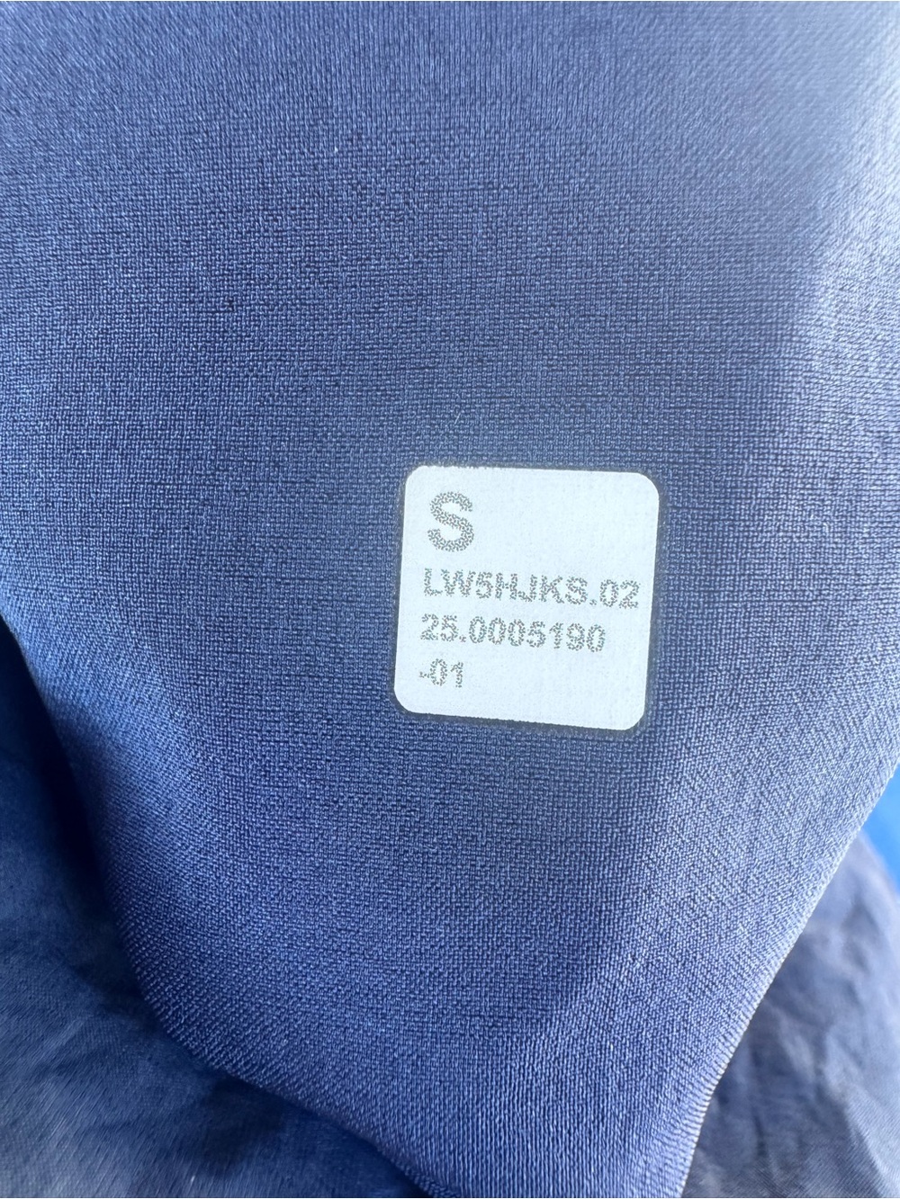 Lululemon Crinkle Relaxed Parachute Pant Small Navy NWOT - Picture 4 of 5